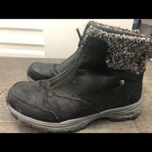 Zibu  Sira Women’s Black Suede Boots Size 7.5M